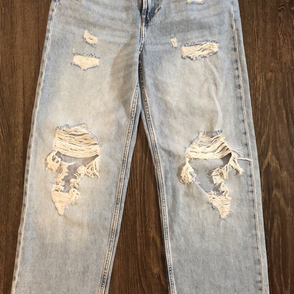 H&M Loose Straight High Waist Jeans - Picture 10 of 16